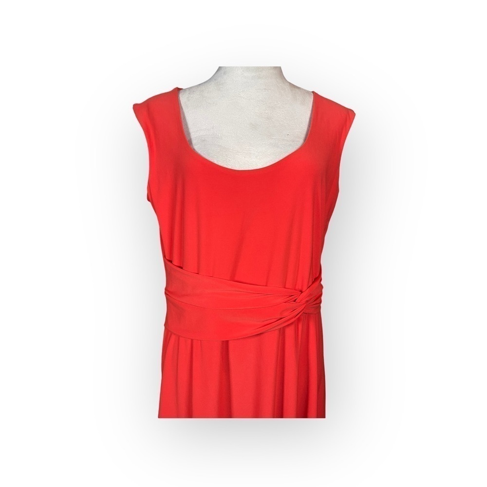 Lauren Ralph Lauren Vibrant Red Midi Dress - Picture 4 of 9